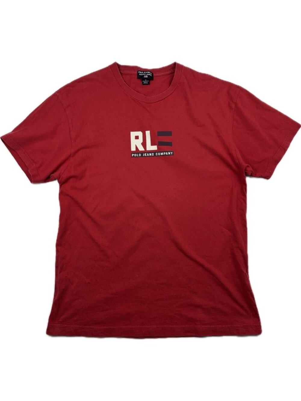 Vintage Polo Jeans Company Ralph Lauren Graphic Red Logo Shirt M